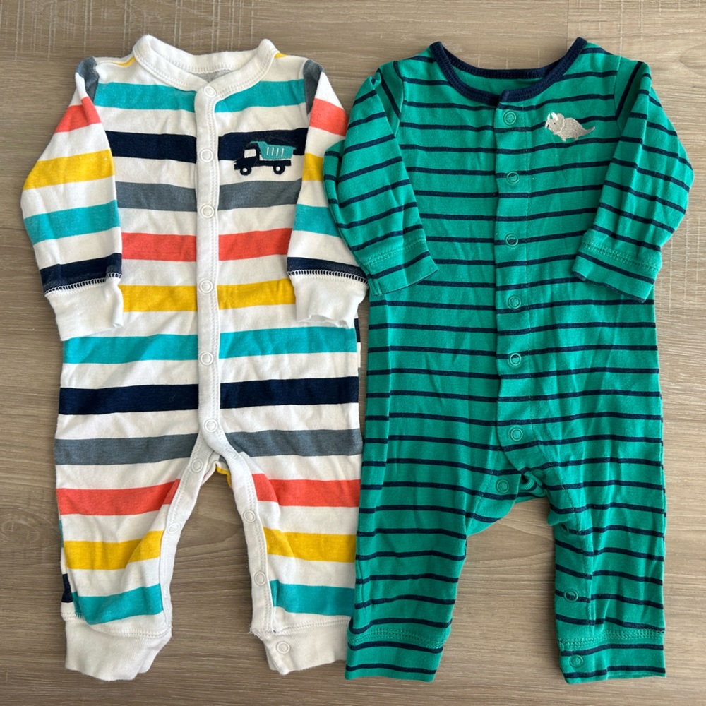 One piece footless sleepers